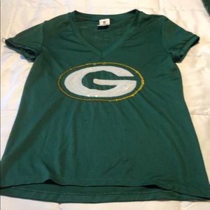 PINK Green Bay Packers shirt